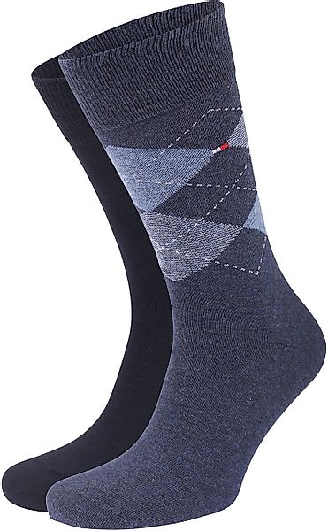 Tommy Hilfiger 2-Pack Socken Jeans - Größe 43-46 günstig online kaufen