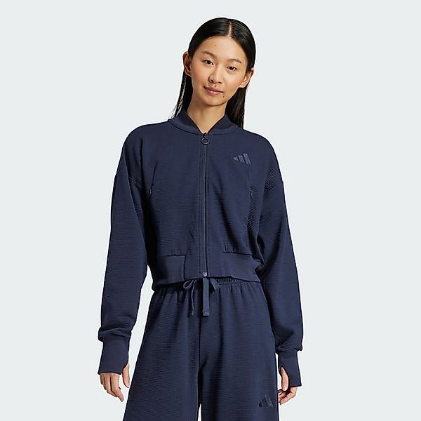 adidas Sportswear Fleecejacke ALL SZN RIB TRACK TOP günstig online kaufen