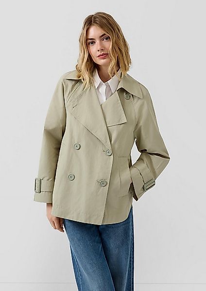 s.Oliver Funktionsjacke Outdoor-Jacke Cabanjacke im Relaxed Fit mit abgerun günstig online kaufen