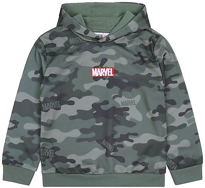 Sarcia.eu Kapuzensweatshirt Grüner Militär-Pullover mit Kapuze MARVEL 12-13 günstig online kaufen