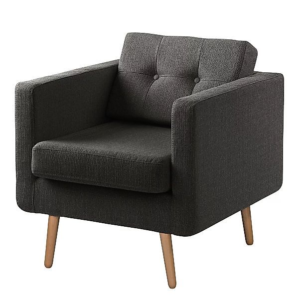 home24 Mørteens Sessel Croom V Anthrazit Webstoff 77x84x81 cm (BxHxT) günstig online kaufen