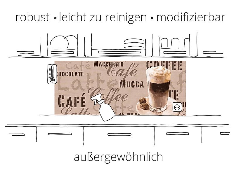 Artland Küchenrückwand "Nordseestrand auf Langeoog - Steg", (1 tlg.), Alu S günstig online kaufen