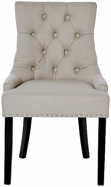 Jahnke Esszimmerstuhl »SAVIK DEVON«, 1 St., Webstoff, Chesterfield-Look & N günstig online kaufen