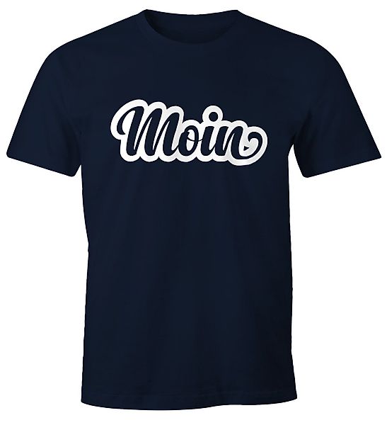 MoonWorks Print-Shirt Moin Herren T-Shirt Fun-Shirt günstig online kaufen