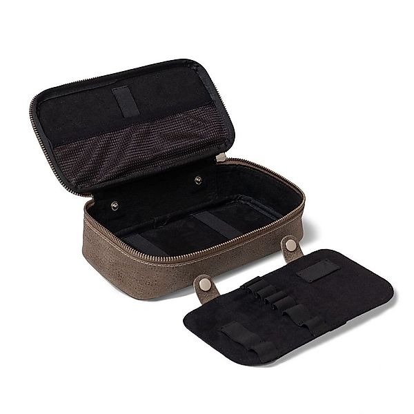 Jahn-Tasche Pencilbag Großes Doppel-Federmäppchen XL, Leder, günstig online kaufen