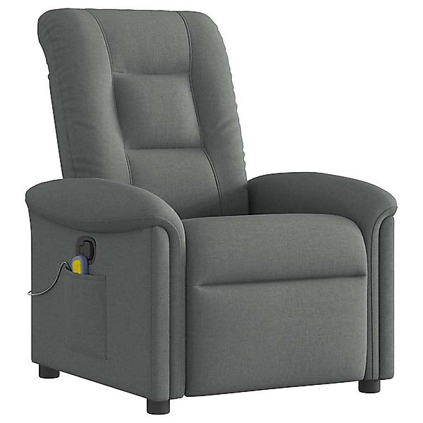 vidaXL Sessel Massagesessel Dunkelgrau Stoff (1-St) günstig online kaufen