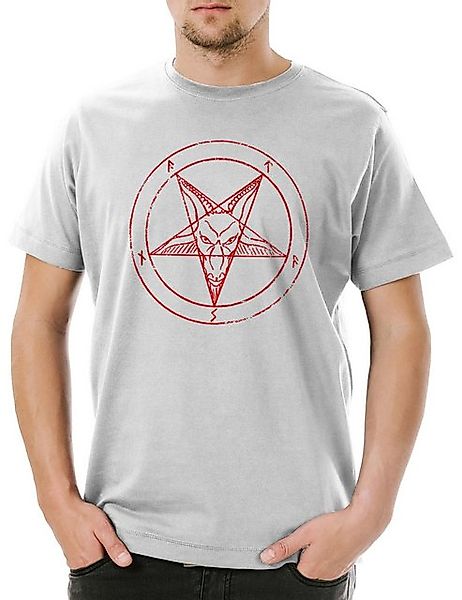 Urban Backwoods Print-Shirt Baphomet Pentagram Sign Herren T-Shirt Aleister günstig online kaufen