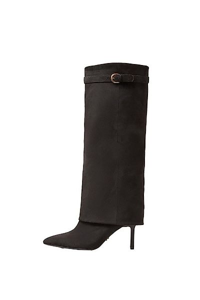 LIPSY Lipsy Kunstveloursleder-Stiefel mit Absatz Stiefel (1-tlg) günstig online kaufen