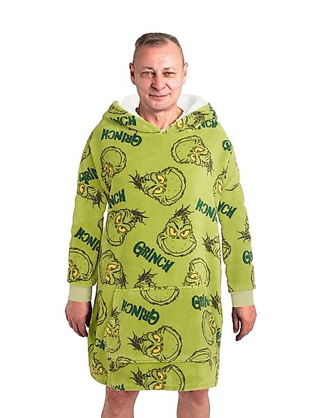 United Labels® Kapuzenpullover Grinch Oversize Cozy günstig online kaufen