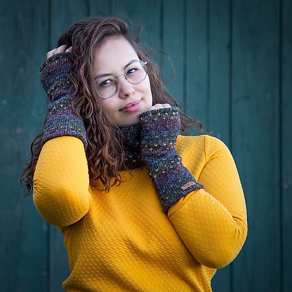 McRon Armstulpen Pulswärmer Modell Ines Regenbogen günstig online kaufen