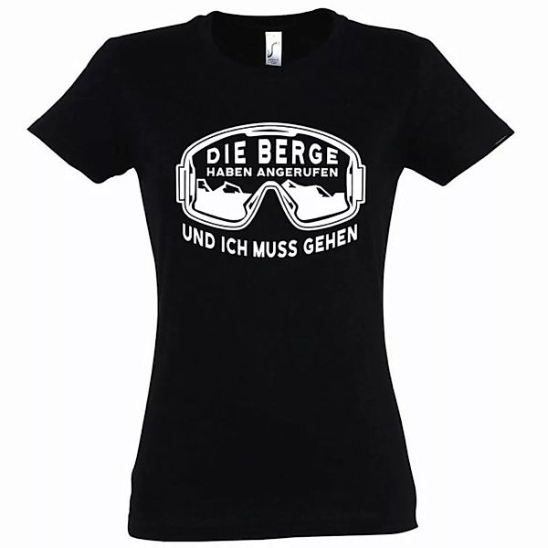 Youth Designz T-Shirt Ich Muss Zu Den Bergen Damen Shirt mit trendigem Fron günstig online kaufen
