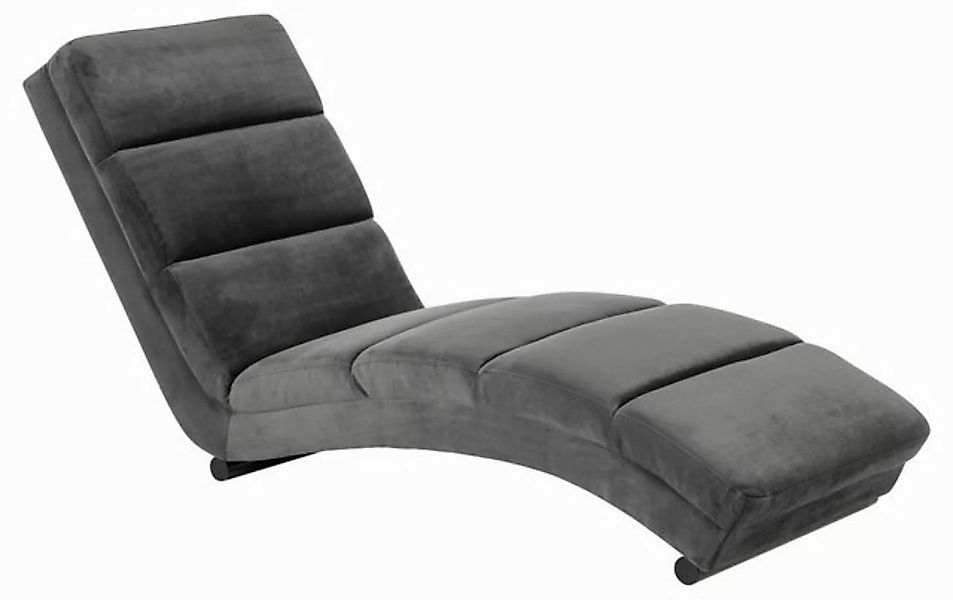 ACTONA GROUP Chaiselongue in Grau, Polyester, Stahl - 60x82x170cm (BxHxT) günstig online kaufen