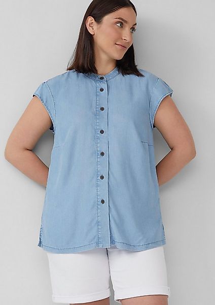 s.Oliver Kurzarmbluse Bluse Lyocellbluse mit Flügelärmeln günstig online kaufen