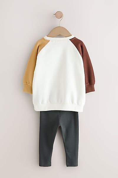 Next Sweatanzug Rundhals-Sweatshirt und Leggings, Mickey günstig online kaufen