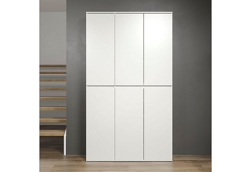 INOSIGN Garderoben-Set Novara, Mehrzweckschrank mit 6 Türen - (B/T/H) 111/3 günstig online kaufen