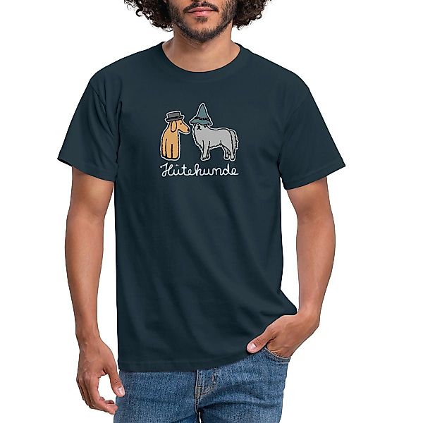 Spreadshirt T-Shirt Hütehunde Hunde Mit Hut günstig online kaufen
