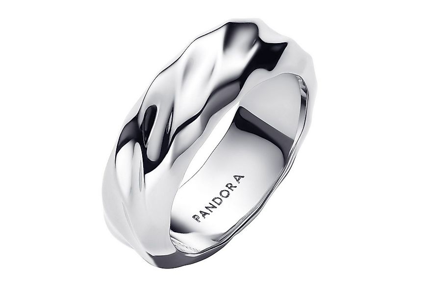Pandora Silberring Breiter Bandring für Wellig Silber günstig online kaufen