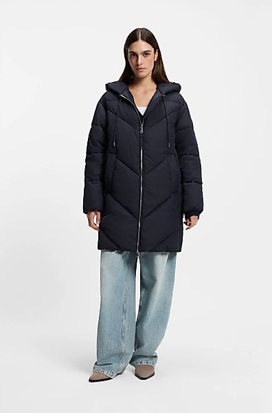 BOSS ORANGE Steppmantel "Piapolly Premium Damenmode" mit Kapuze, Chevron-St günstig online kaufen