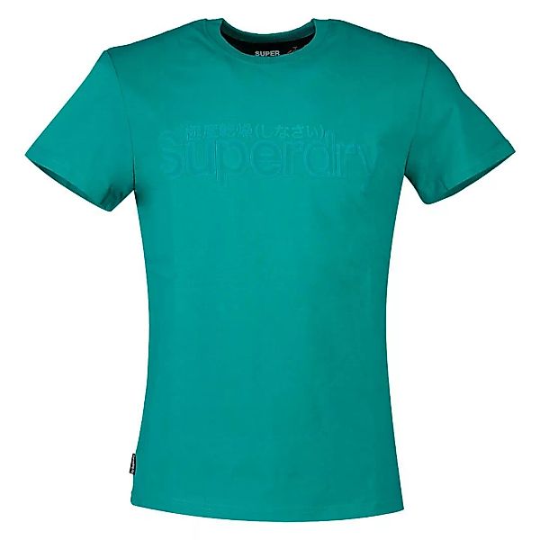 Superdry Core Faux Suede Kurzarm T-shirt S Lapis günstig online kaufen