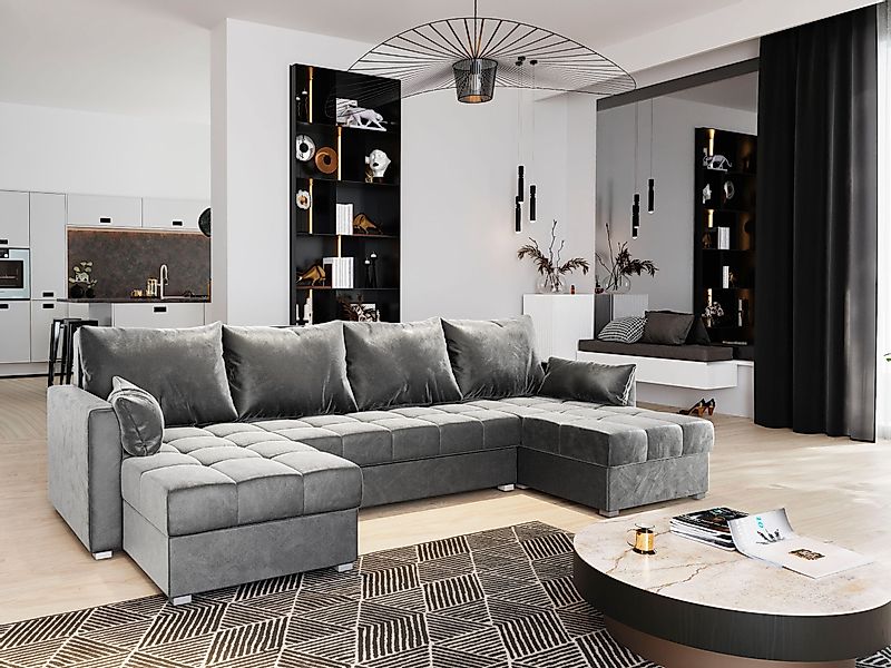 Masseno Ecksofa NAKO mit Schlaffunktion U-Form, günstig online kaufen