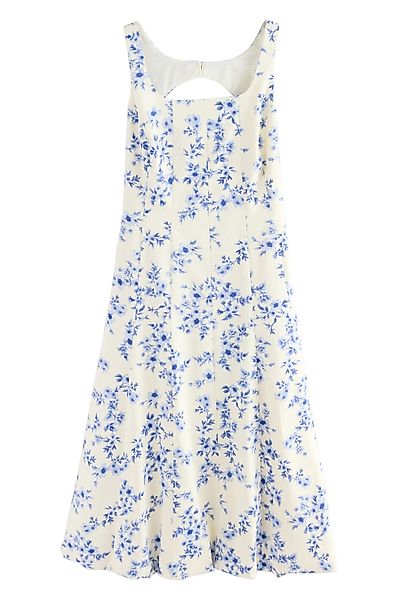 Next Midikleid Midikleid mit Kastenausschnitt und günstig online kaufen