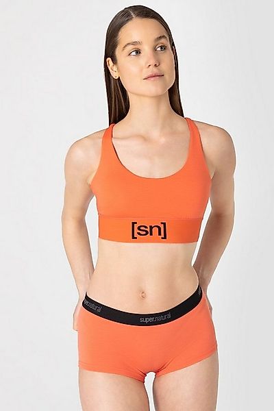 SUPER.NATURAL Sport-BH für Damen aus Merino W SUPER TOP mit gekreuzten Träg günstig online kaufen