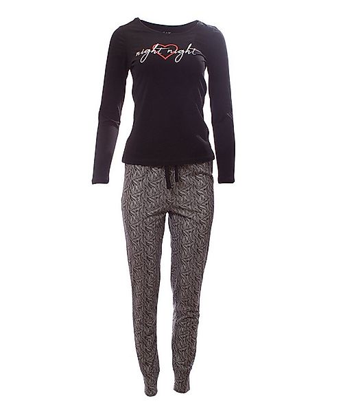 Era&Me Pyjama Damen Pyjama Set Schlafhose + Langarm Oberteil (Schlafanzug S günstig online kaufen