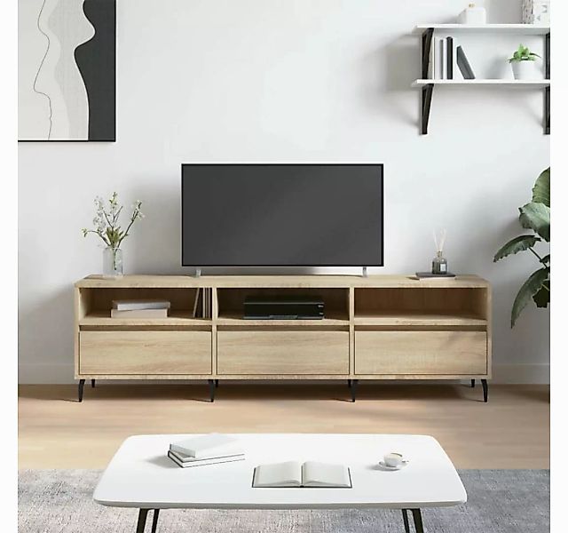 vidaXL TV-Schrank TV-Schrank Räuchereiche 150x30x44,5 cm Spanplatte günstig online kaufen