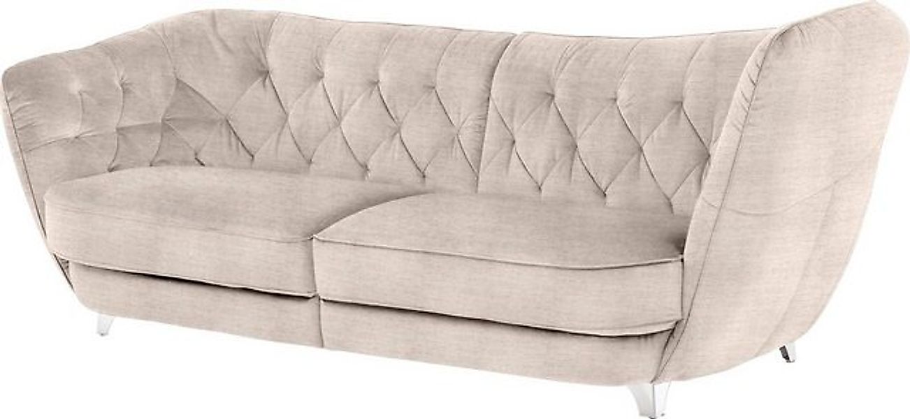 Leonique Big-Sofa Retro, stylischer Hochlehner günstig online kaufen