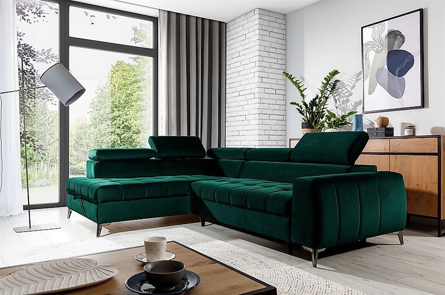 Fun Möbel Ecksofa Ecksofa Schlafsofa AGNESA günstig online kaufen