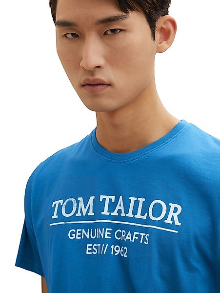 Tom Tailor Herren T-Shirt LOGO PRINT günstig online kaufen