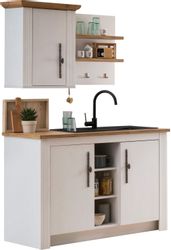 KOCHSTATION Pantryküche "KS-Westminster" Breite 130 cm, ohne E-Geräte günstig online kaufen