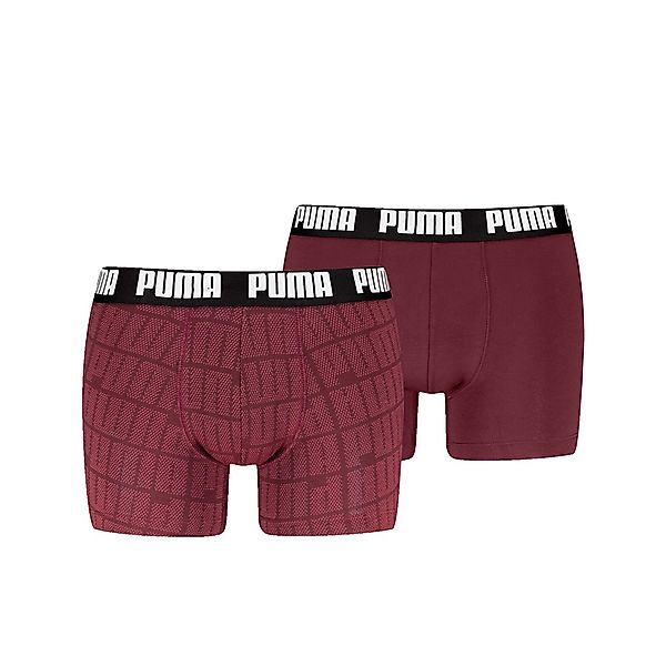 PUMA Boxershorts PUMA MEN LOGO PRINT BOXERS 2P (2er Pack) elastischer Logob günstig online kaufen