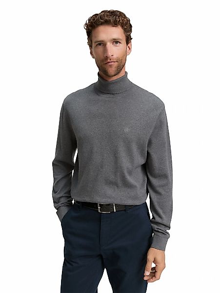 TOM TAILOR Rollkragenpullover im Strick-Design günstig online kaufen