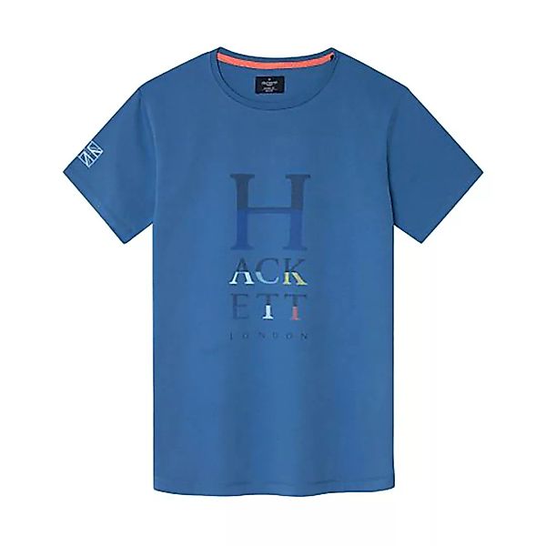 Hackett Color Letters Kurzärmeliges T-shirt M Marine günstig online kaufen