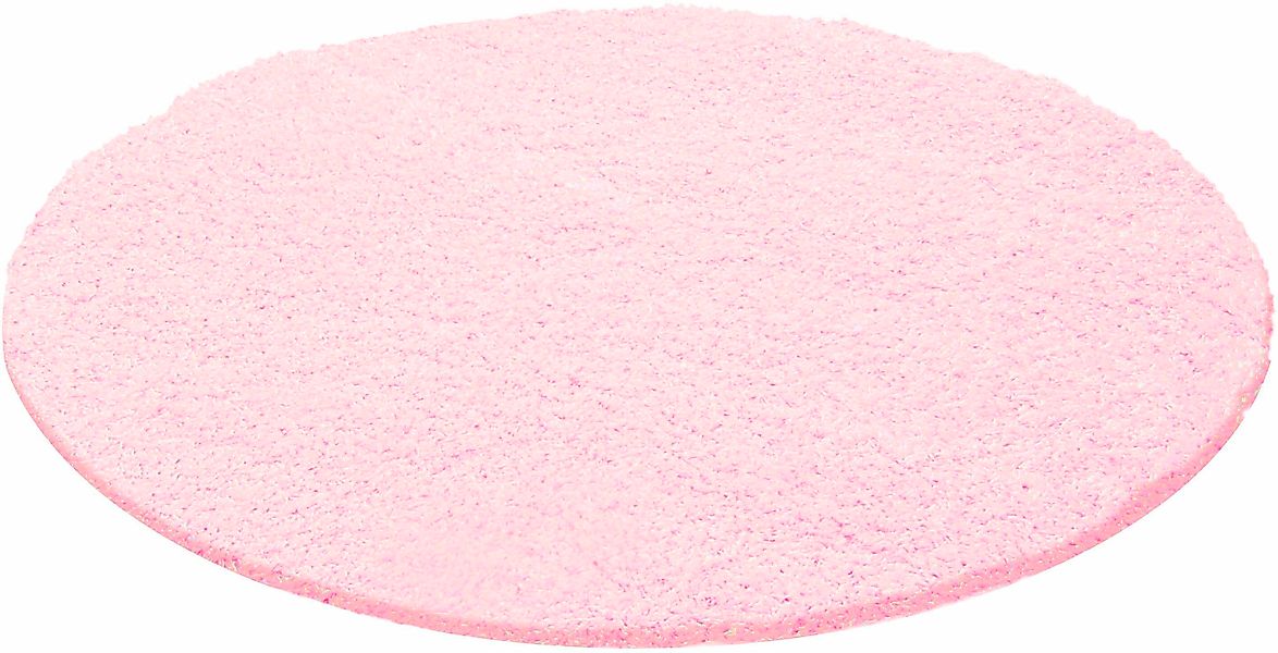 my home Teppich »Viva rund« rund 45 mm Höhe Uni-Farben, einfarbig, besonder günstig online kaufen