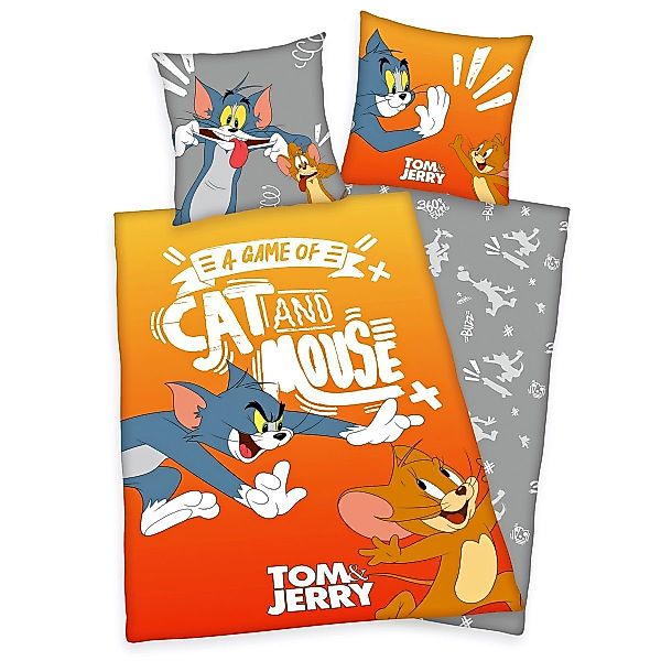 Herding Kinderbettwäsche Tom & Jerry 135x200cm günstig online kaufen