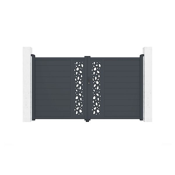 Casanoov Flügeltor Elektrisch Sunny 300x180cm & Drehtorantrieb Bunker B500 günstig online kaufen
