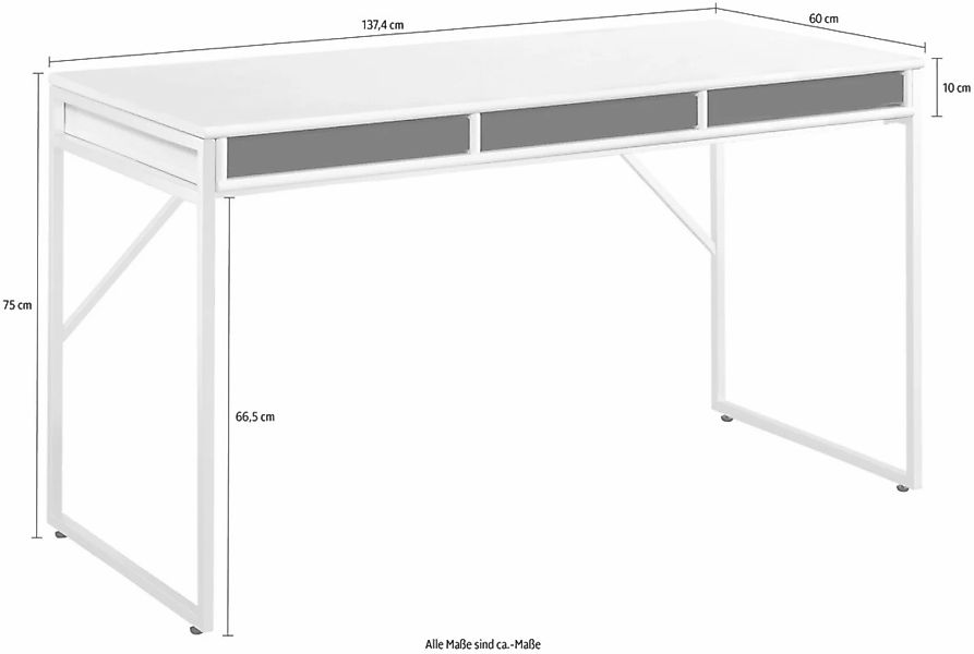 Hammel Furniture Schreibtisch "Mistral Bürotisch, Arbeitstisch, Tisch, Comp günstig online kaufen