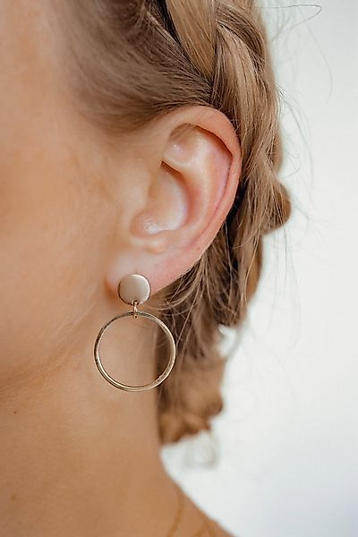 Hey Happiness Paar Ohrhänger Kreis Ohrringe, günstig online kaufen