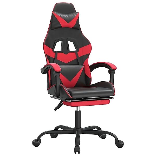 vidaXL Gaming-Stuhl mit Fußstütze Schwarz und Rot Kunstleder 3143855 günstig online kaufen