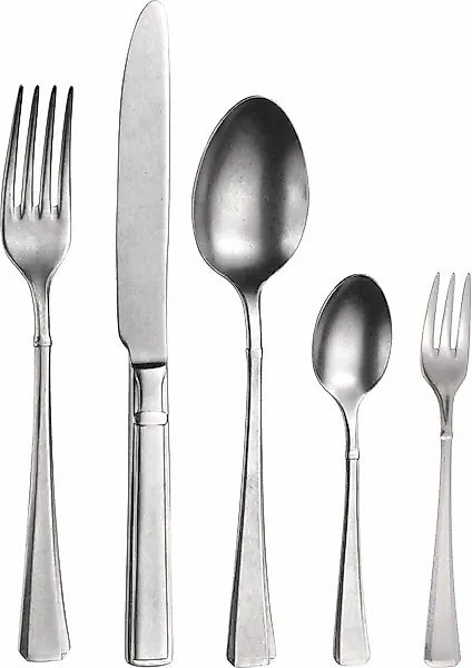 PINTINOX Besteck-Set »Leonardo Stone Washed« Optik stonewashed günstig online kaufen