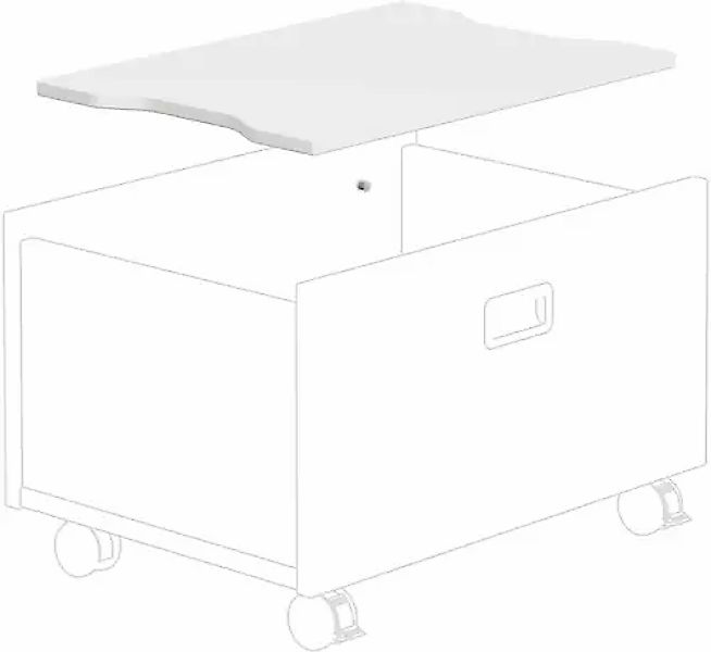 PAIDI Regalelement »Deckel«, Abdeckung für Rollbox günstig online kaufen