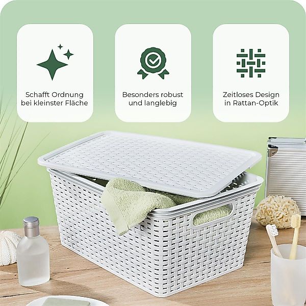 Novaliv Aufbewahrungsbox - (2 St), 2x günstig online kaufen