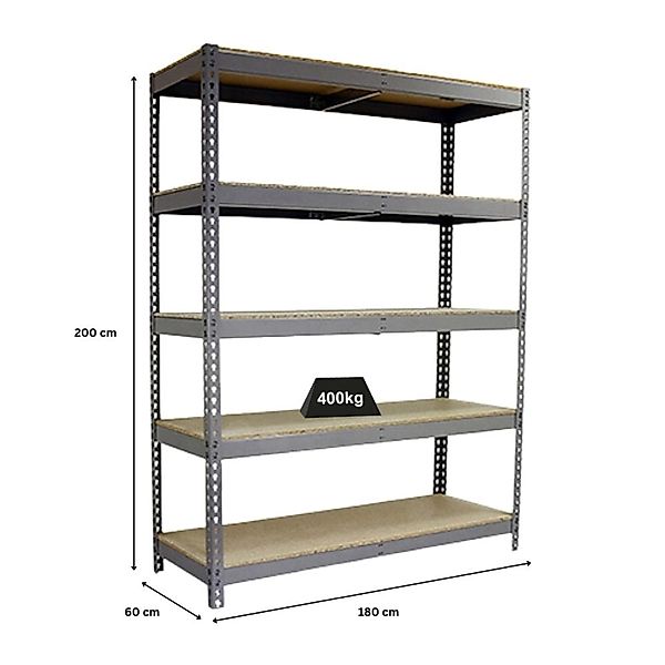 PROREGAL® Schwerlastregal Schwerlastregal Wood Yeti Five, günstig online kaufen