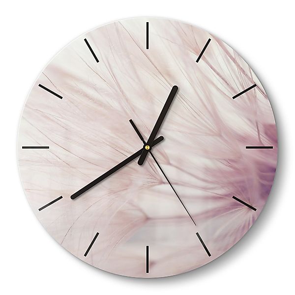 DEQORI Wanduhr 'Zarte Pusteblume' (Glas Glasuhr günstig online kaufen