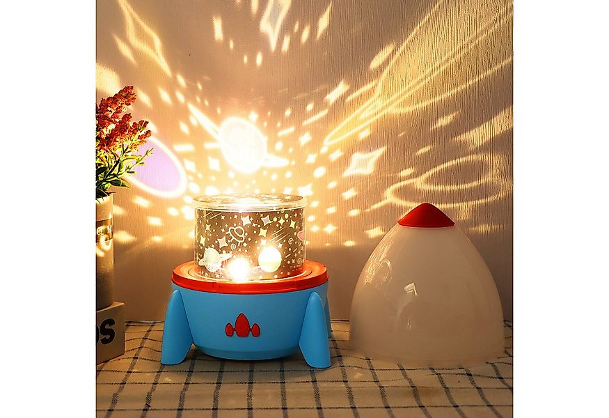 BlingBin LED Nachtlicht Raketen Projektions-Nachtlicht für Kinder, Projekto günstig online kaufen