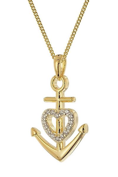 trendor Panzerkette Glaube-Liebe-Hoffnung 925 Silber Vergoldet günstig online kaufen