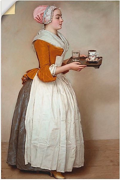 Artland Wandbild Das Schokoladenmädchen. Um 1744/45, günstig online kaufen