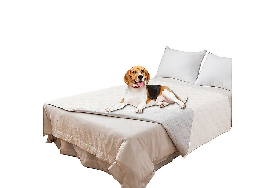 Rosnek Bettbezug Gesteppt, wasserdicht, rutschfest, für Bett Sofa Haustierm günstig online kaufen
